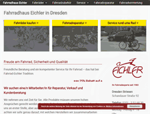 Tablet Screenshot of fahrrad-eichler.de